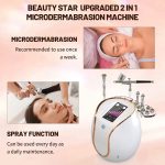 Beauty Star Microdermabrasion Machine with Spray Gun, Professional Home Use Facial Beauty Salon Equipment Strong Suction Power 65-68cmhg - Image 6